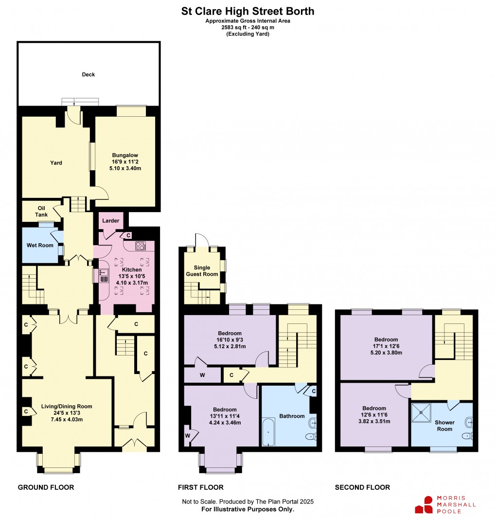 Floorplan for Borth, Ceredigion