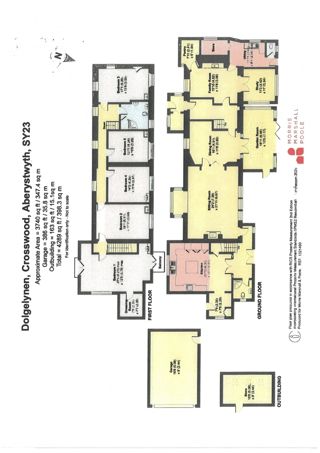 Floorplan for Trawsgoed, Aberystwyth, Ceredigion