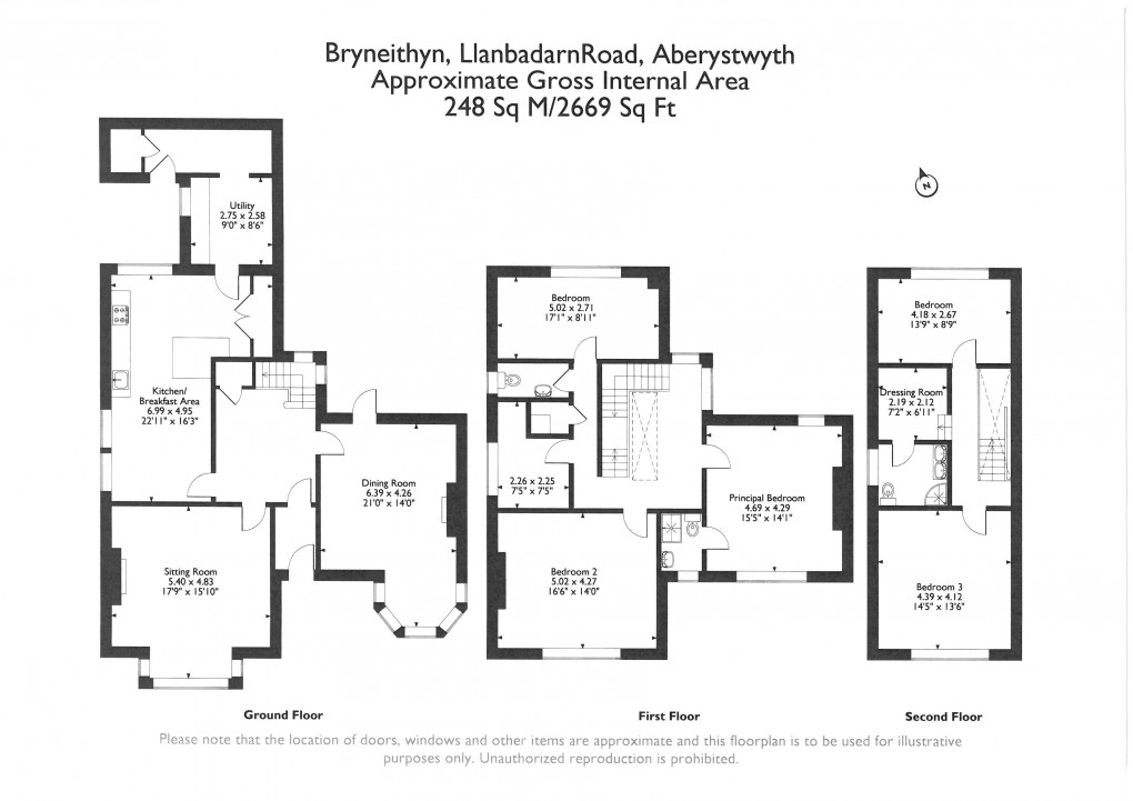 Floorplan for Llanbadarn Road, Aberystwyth, Ceredigion
