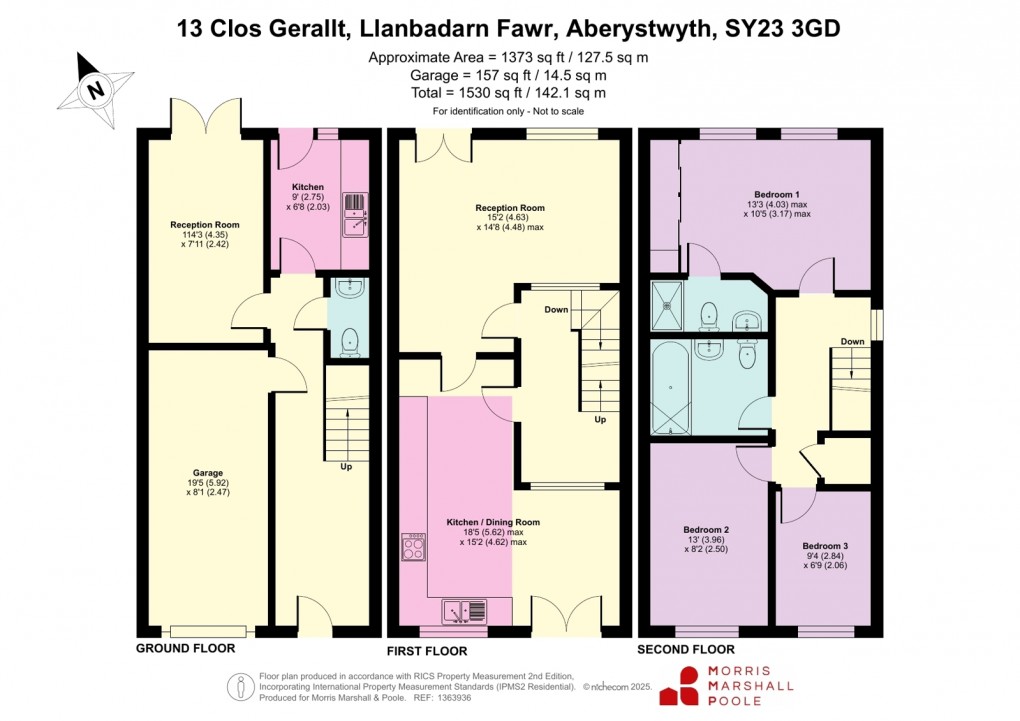 Floorplan for Clos Gerallt, Llanbadarn Fawr, Aberystwyth, Ceredigion