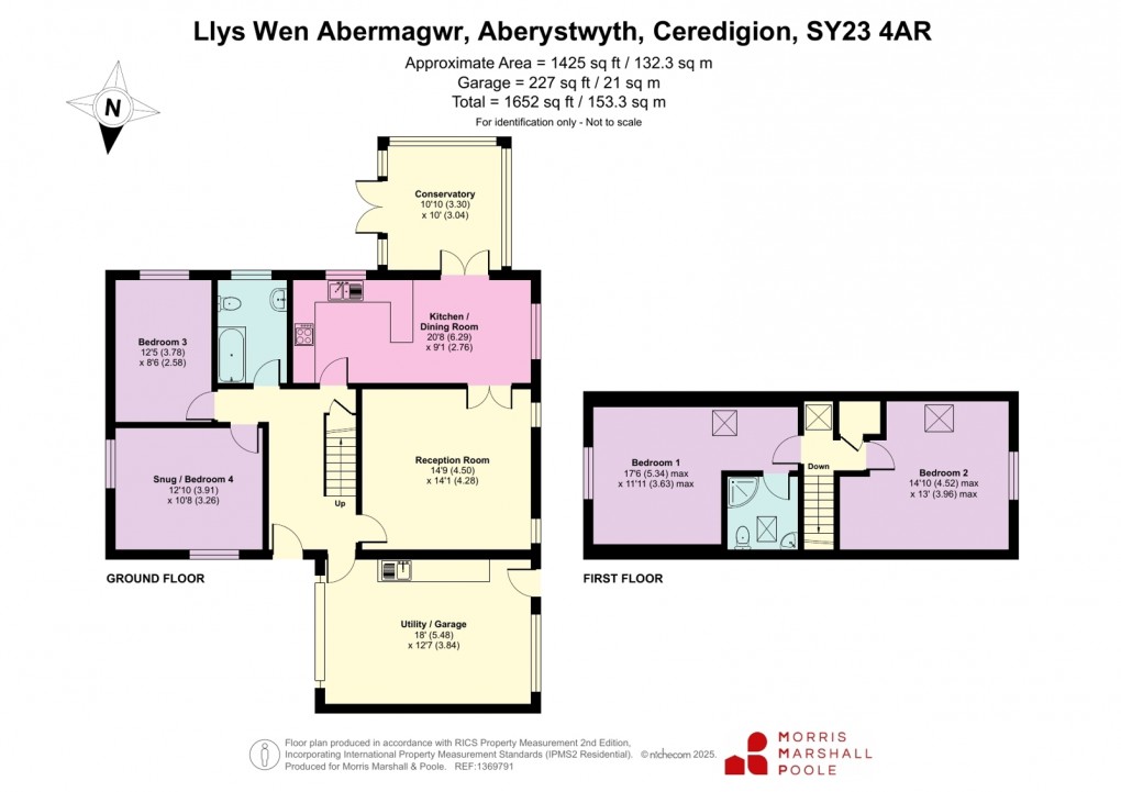 Floorplan for Abermagwr, Aberystwyth, Ceredigion