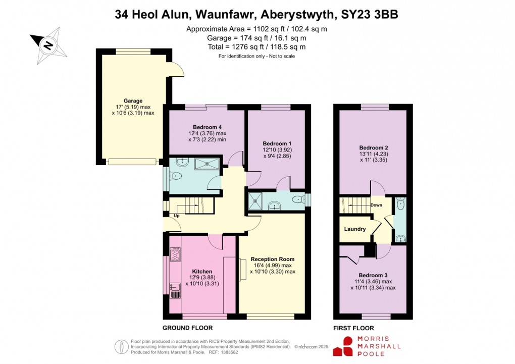 Floorplan for Heol Alun, Waunfawr, Aberystwyth, Ceredigion