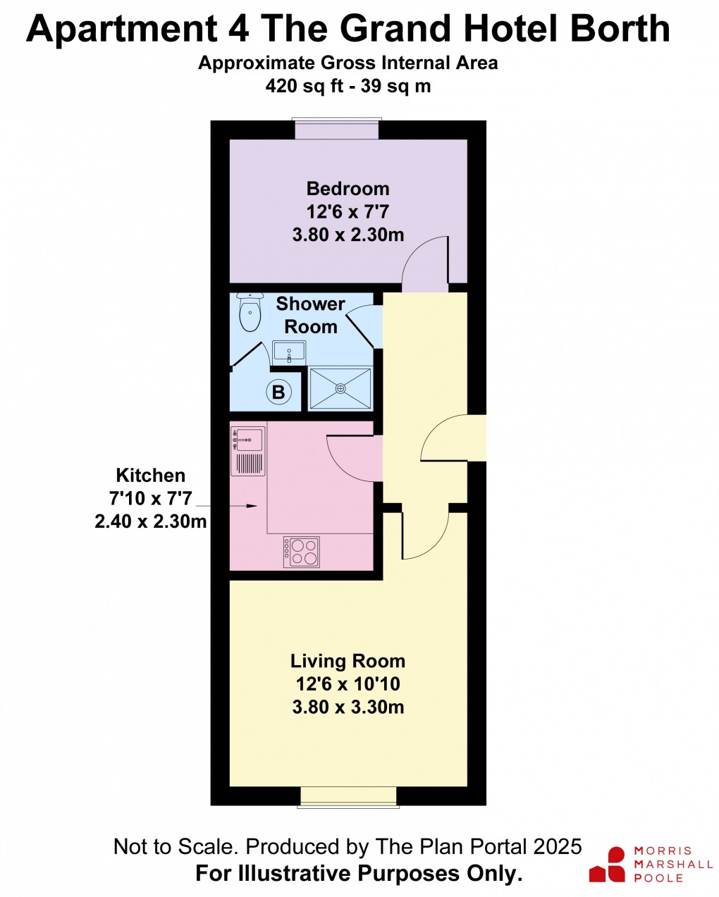 Floorplan for Borth, Ceredigion, Morfa Borth