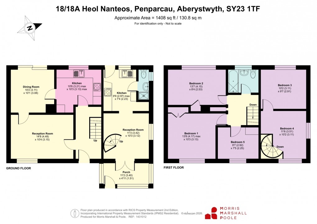 Floorplan for Heol Nanteos, Penparcau, Aberystwyth, Ceredigion