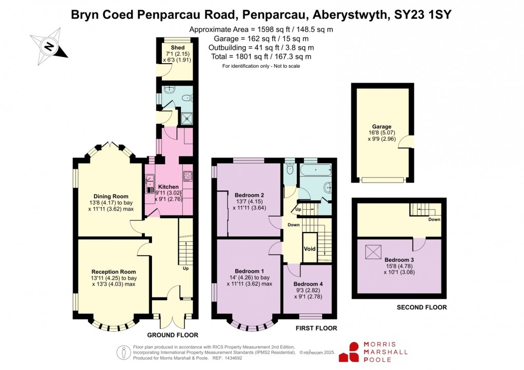 Floorplan for Penparcau Road, Penparcau, Aberystwyth, Ceredigion
