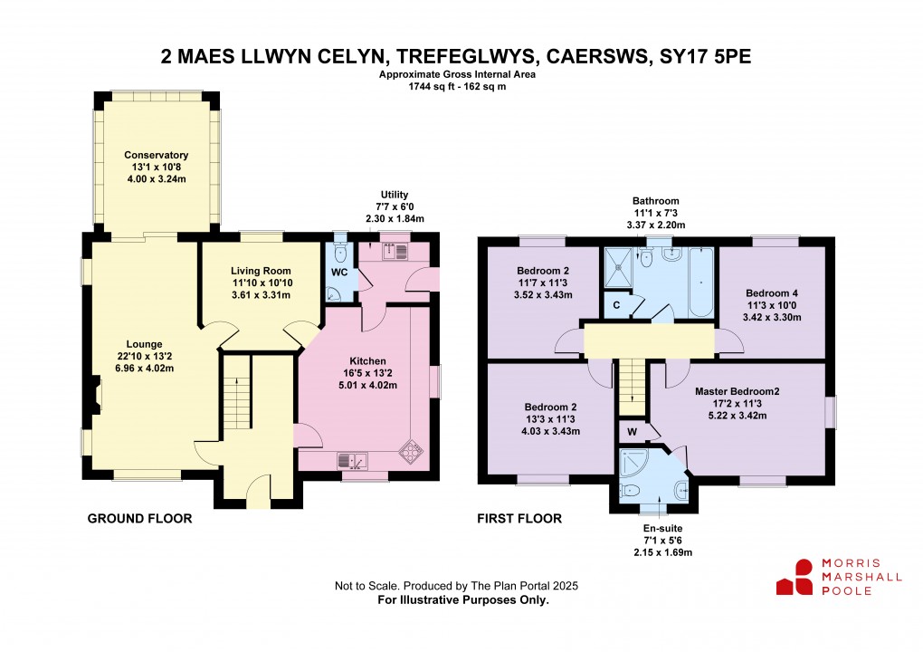 Floorplan for Maes Llwyncelyn, Trefeglwys, Caersws, Powys