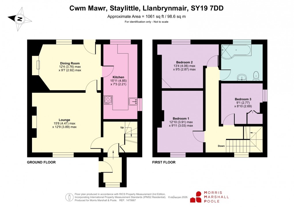 Floorplan for Staylittle, Llanbrynmair