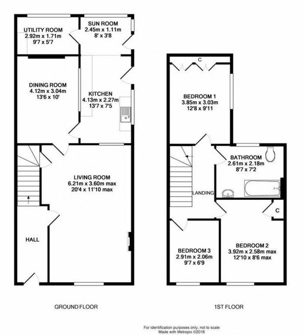 Floorplan for Garth, Llangammarch Wells, Powys