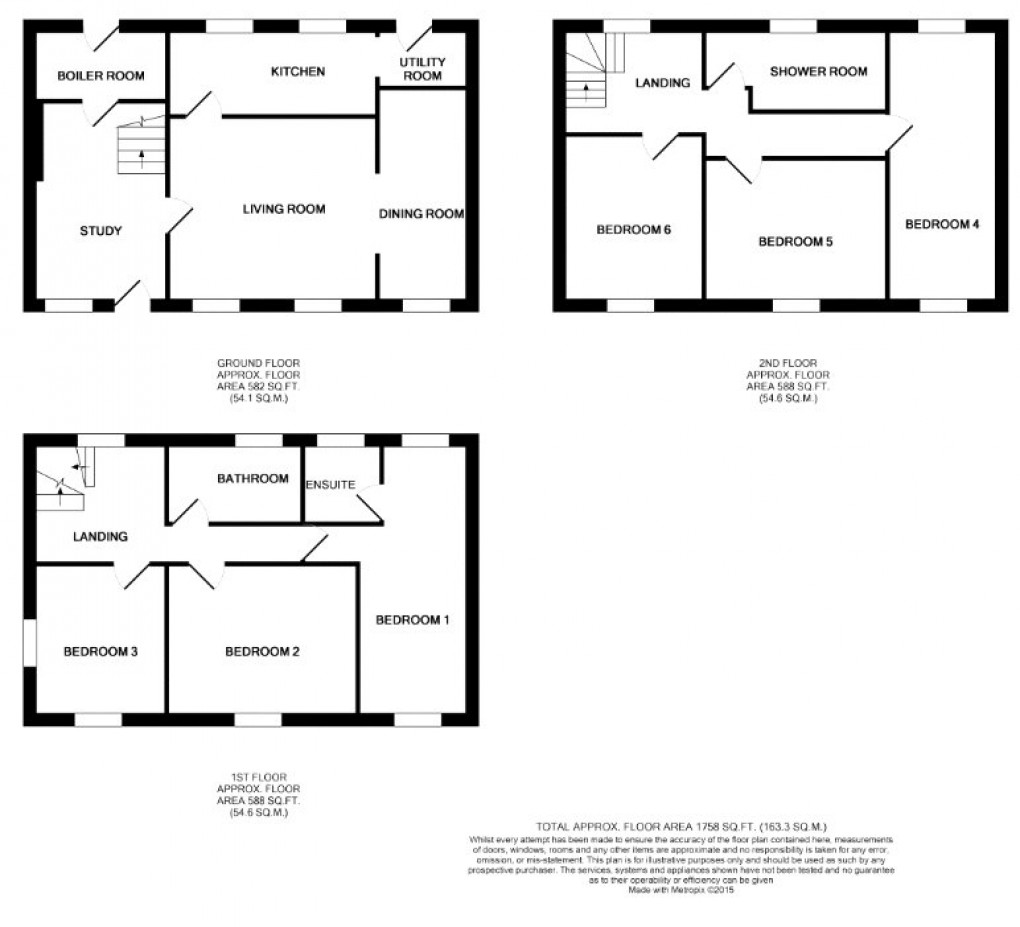 Floorplan for Bridge Street, Rhayader, Powys