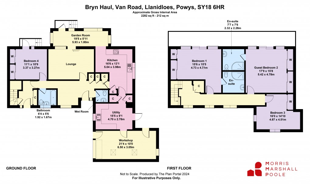 Floorplan for Van Road, Llanidloes, Powys