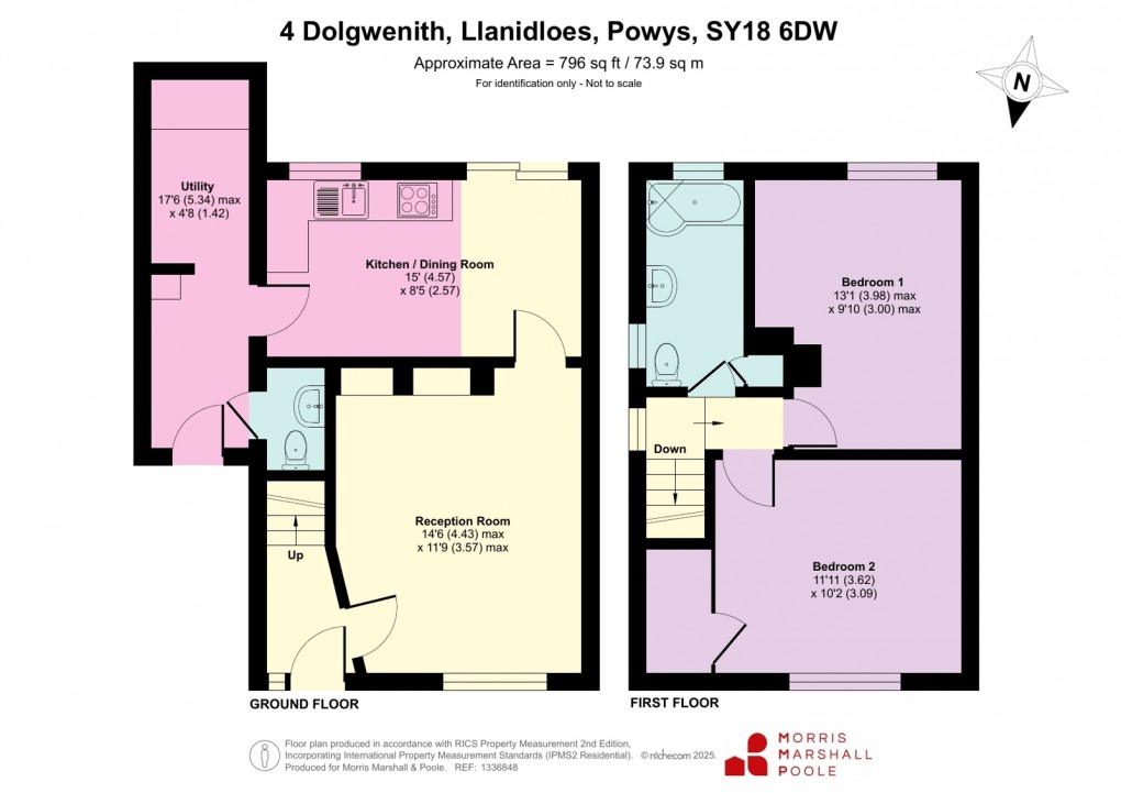 Floorplan for Dolgwenith, Llanidloes, Powys