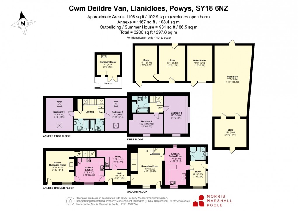 Floorplan for Van, Llanidloes, Powys