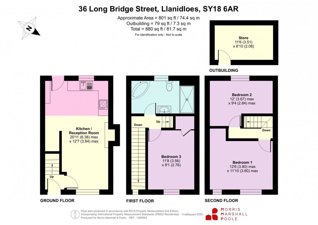 Floorplan for Long Bridge Street, Llanidloes, Powys