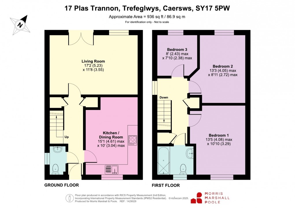Floorplan for Plas Trannon, Trefeglwys, Caersws, Powys