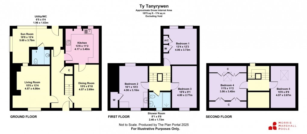 Floorplan for Pennal, Machynlleth