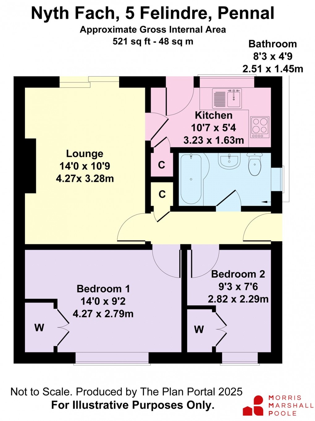 Floorplan for Felindre, Pennal, Machynlleth