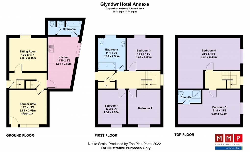 Floorplan for Heol Y Doll, Machynlleth, Powys