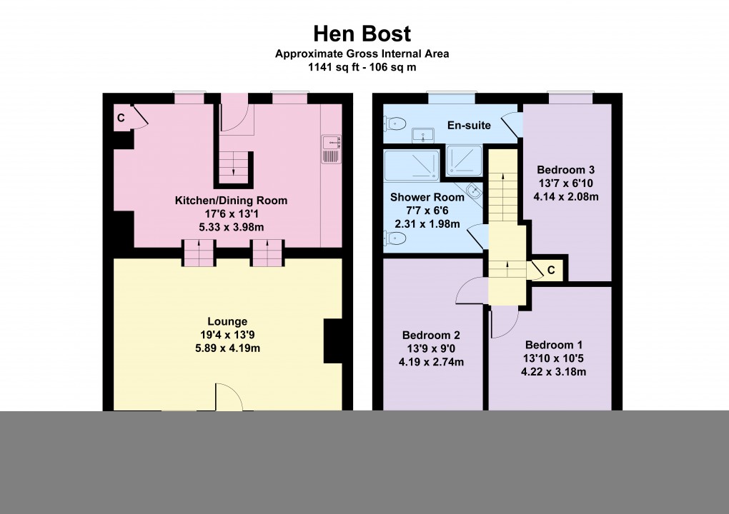 Floorplan for Mallwyd, Machynlleth, Gwynedd