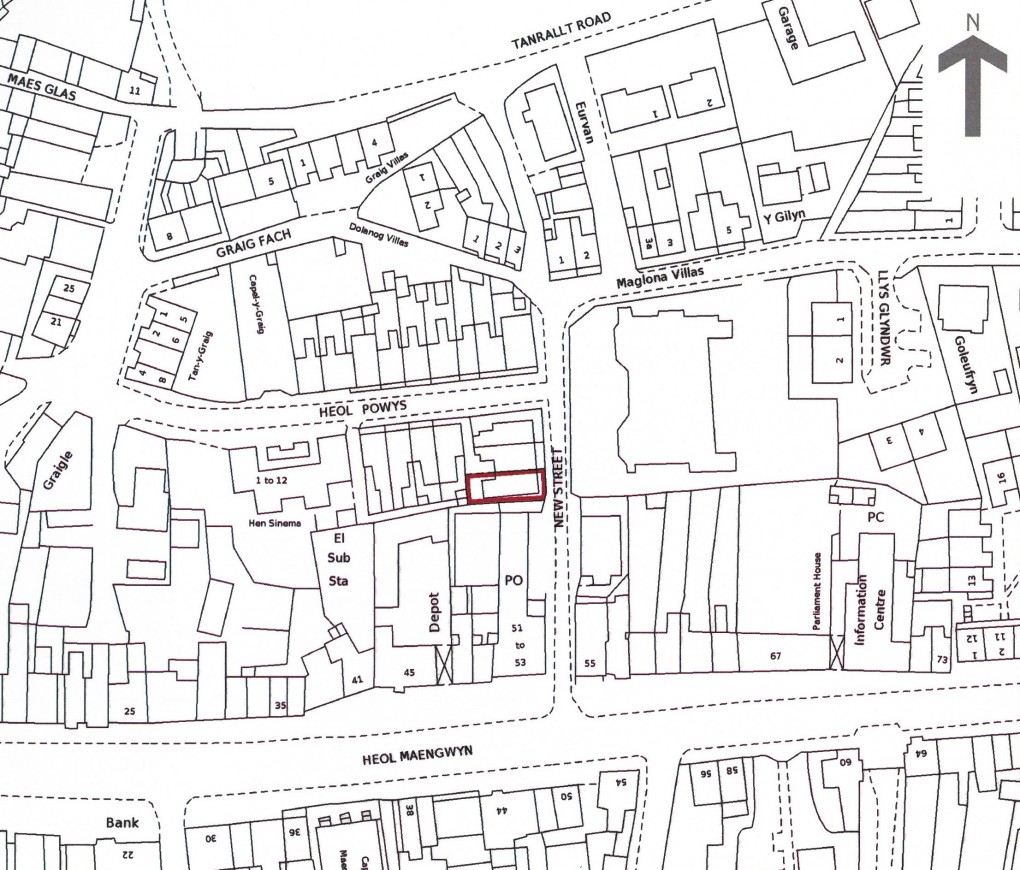 Floorplan for New Street, Machynlleth, Powys