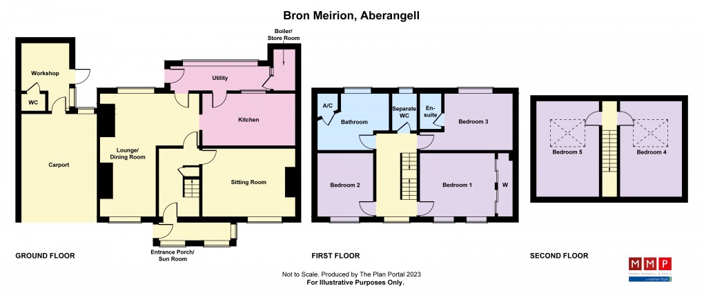 Floorplan for Aberangell, Machynlleth, Powys