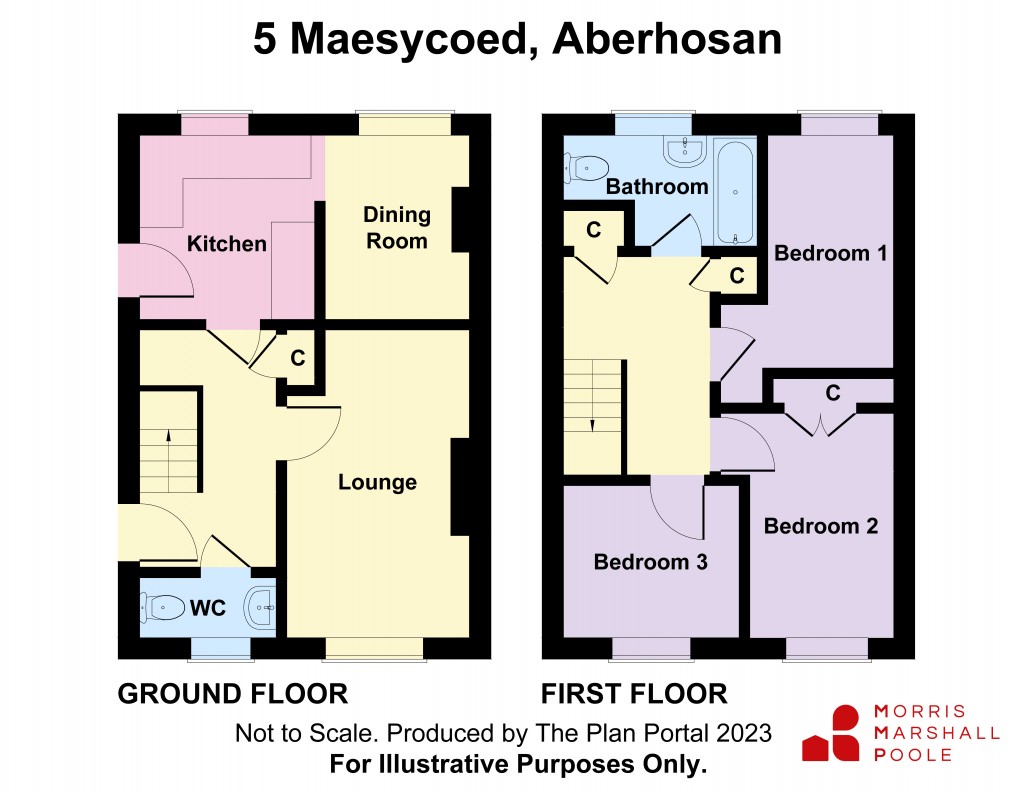 Floorplan for Maes Y Coed, Aberhosan, Machynlleth, Powys