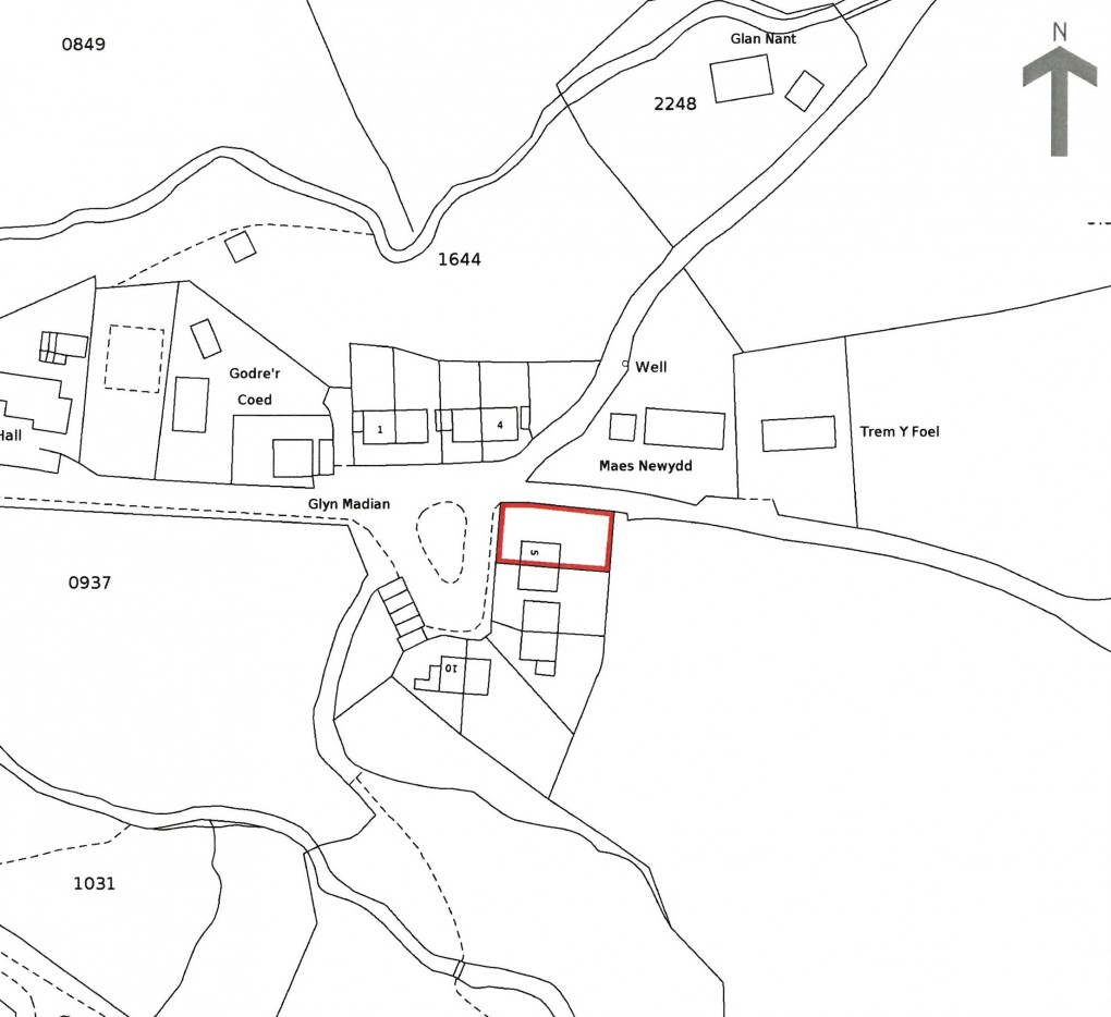 Floorplan for Maes Y Coed, Aberhosan, Machynlleth, Powys