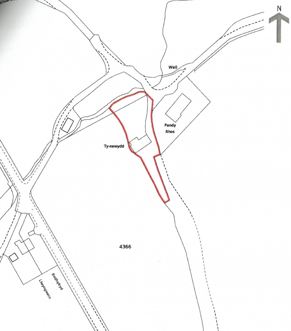 Floorplan for Pandy, Llanbrynmair, Powys