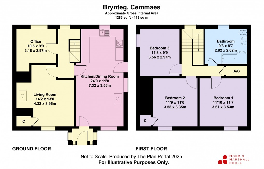 Floorplan for Cemmaes, Machynlleth, Powys