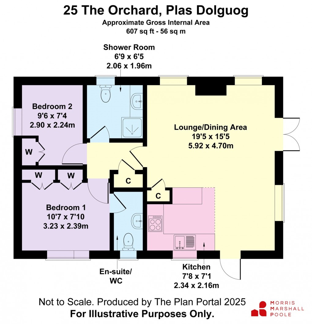 Floorplan for Felingerrig, Machynlleth, Powys