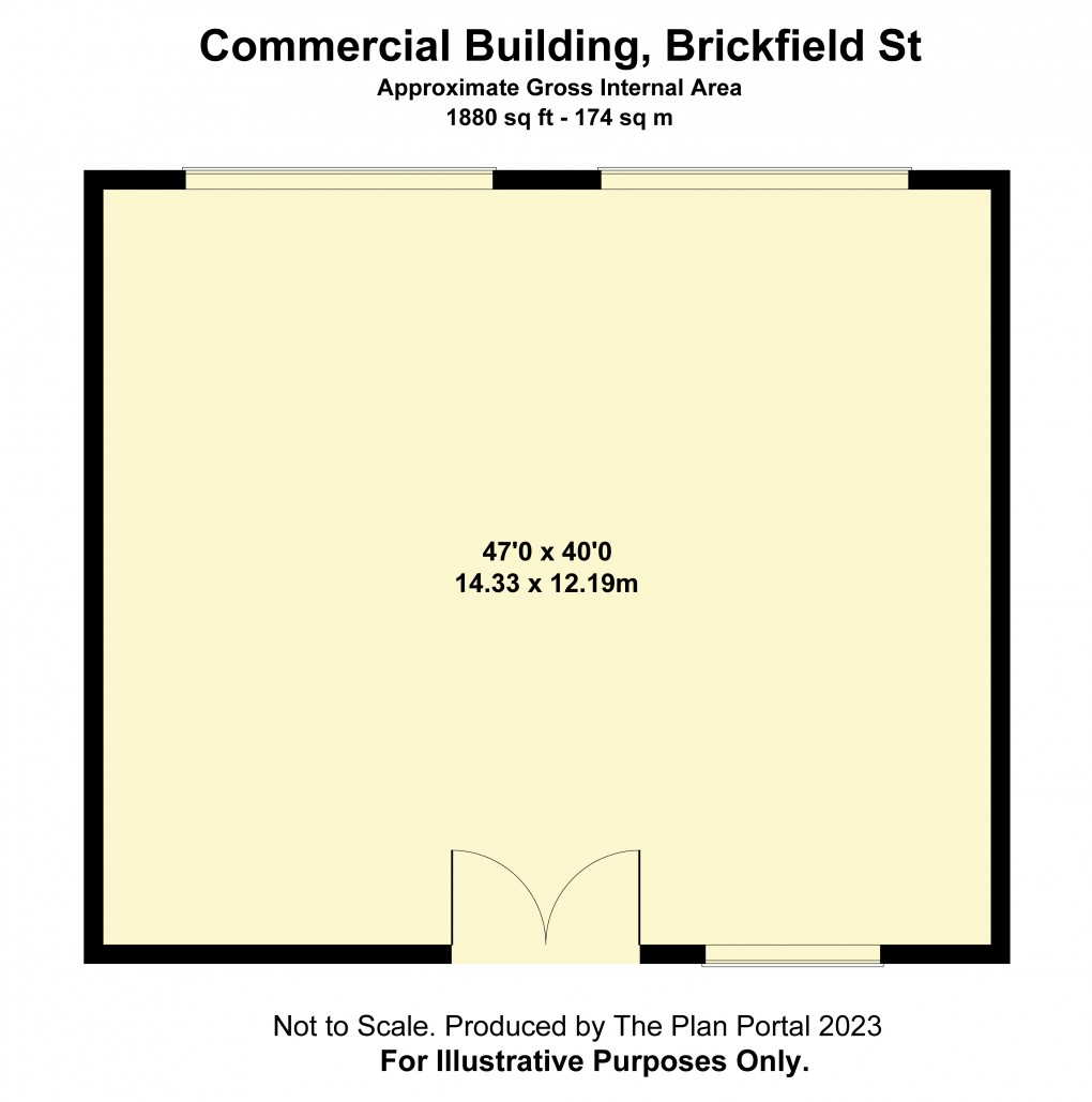 Floorplan for Brickfield Street, Machynlleth, Powys