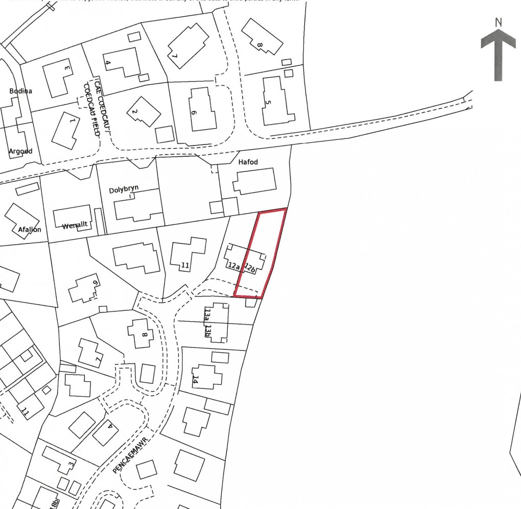 Floorplan for Pencaemawr, Penegoes, Machynlleth, Powys