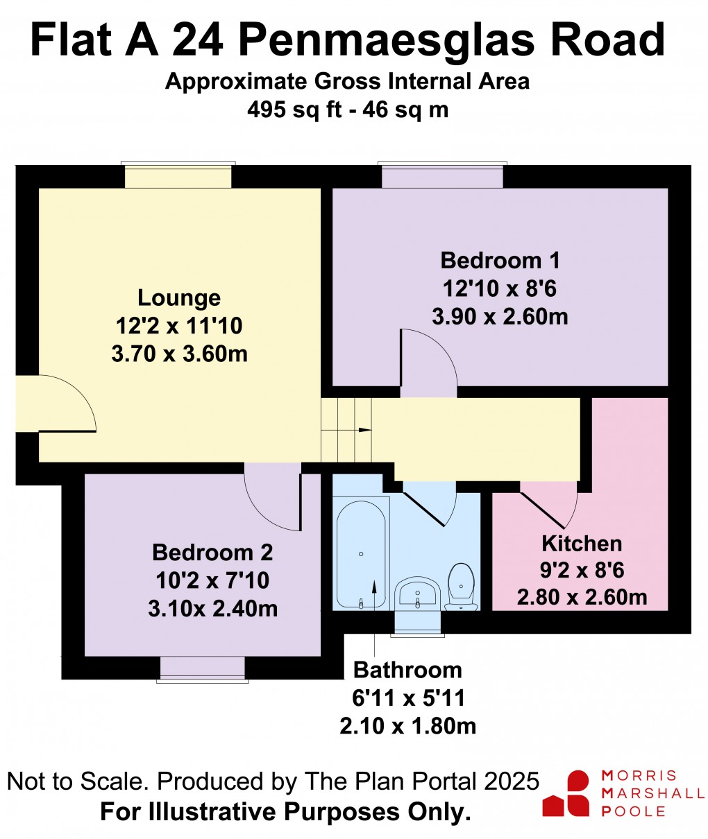 Floorplan for Penmaesglas Road, Aberystwyth, Ceredigion