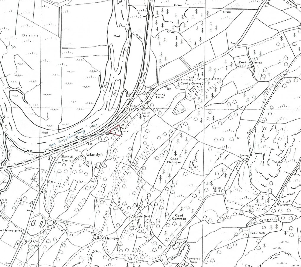 Floorplan for Park Terrace, Glandyfi, Machynlleth, Ceredigion