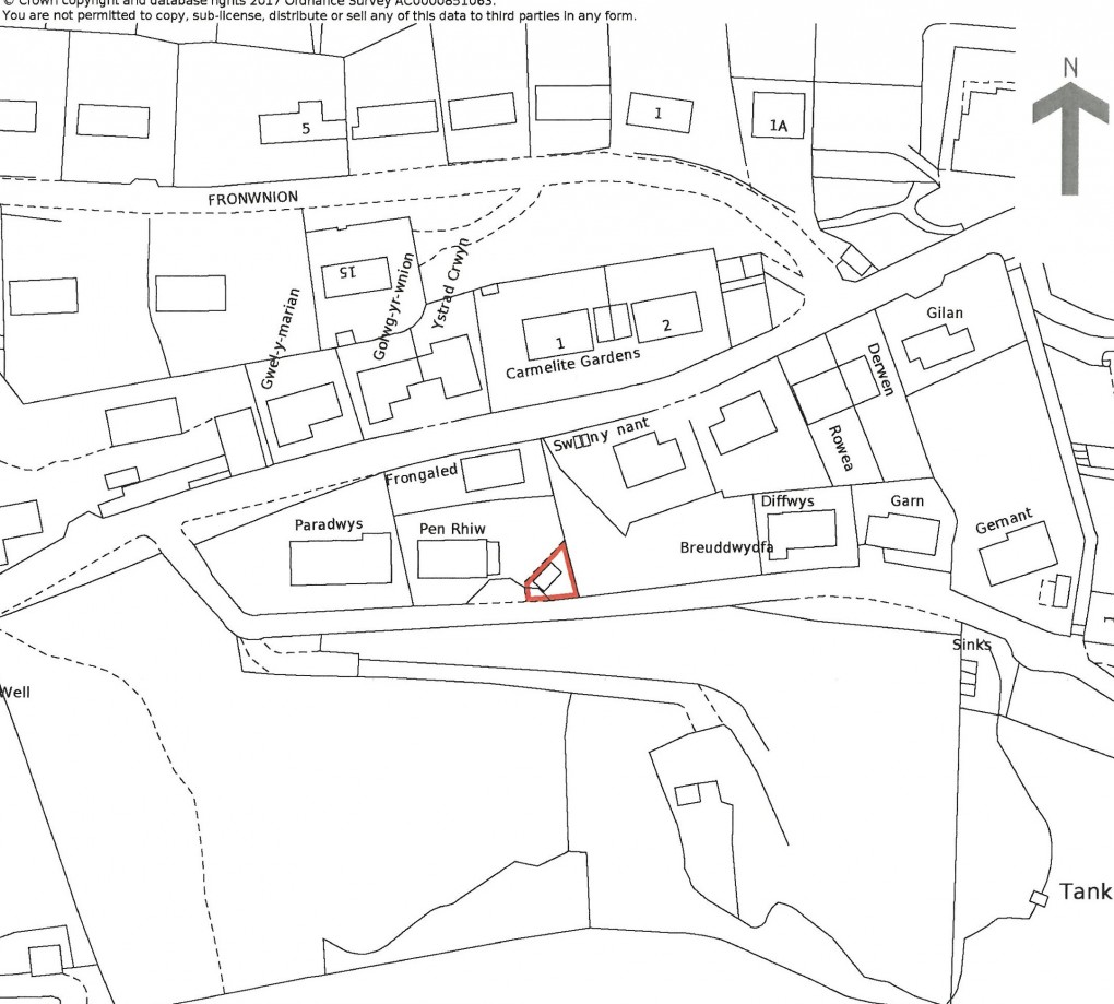 Floorplan for Bodlondeb Road, Dolgellau, Gwynedd