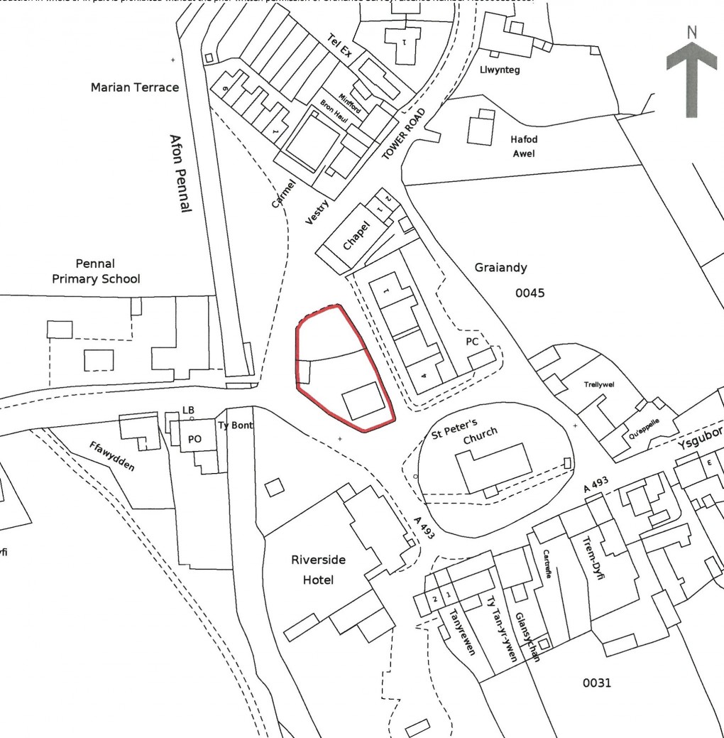 Floorplan for Pennal, Machynlleth, Gwynedd
