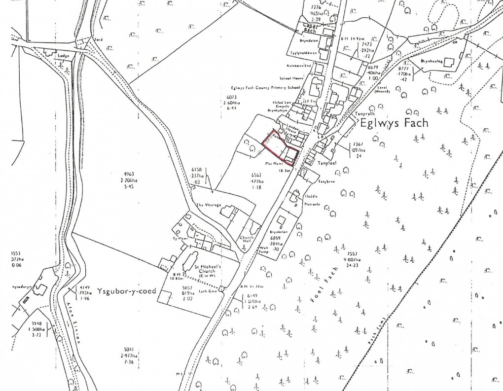 Floorplan for Eglwys Fach, Machynlleth, Ceredigion