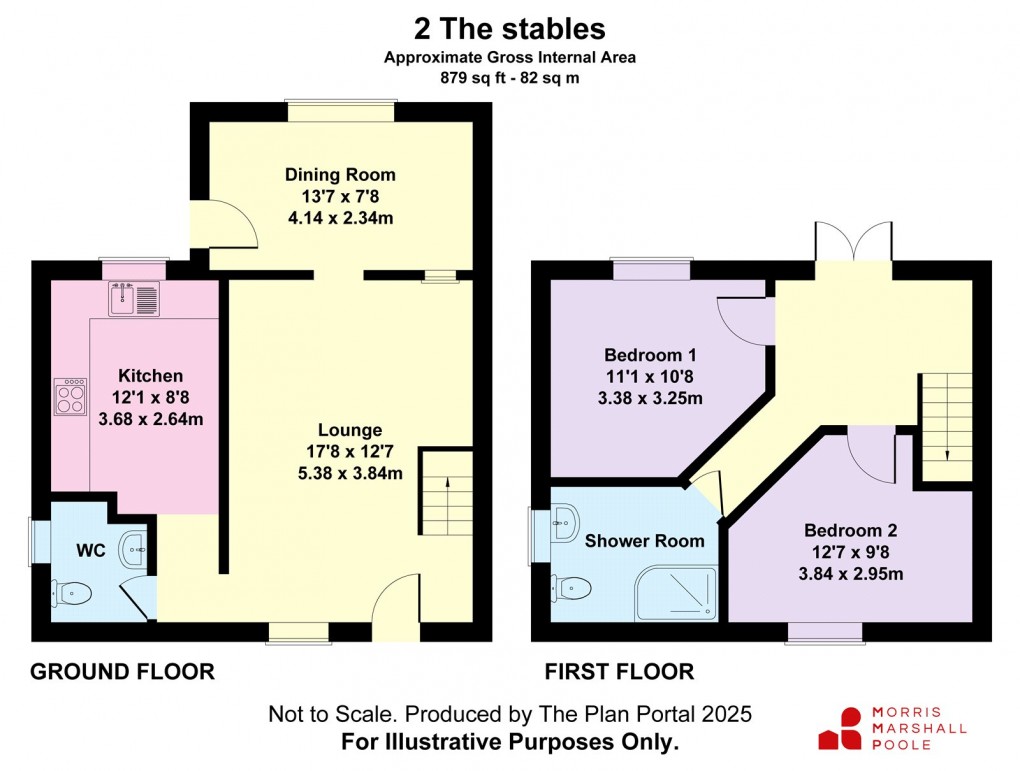 Floorplan for Dolguog Cabin Park, Machynlleth, Powys
