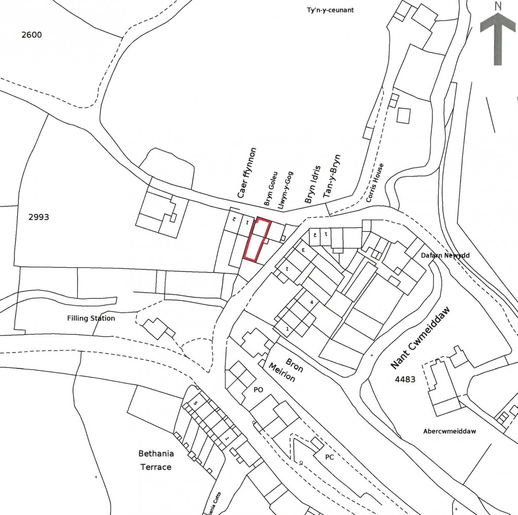 Floorplan for Upper Corris, Machynlleth, Gwynedd