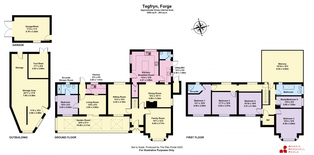 Floorplan for Machynlleth, Powys