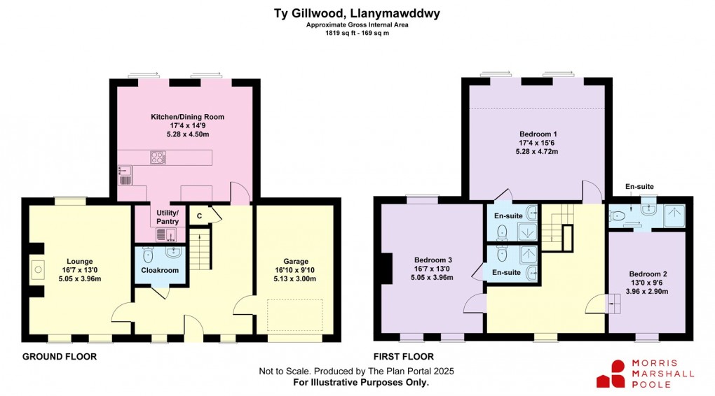 Floorplan for Llanymawddwy, Machynlleth, Gwynedd
