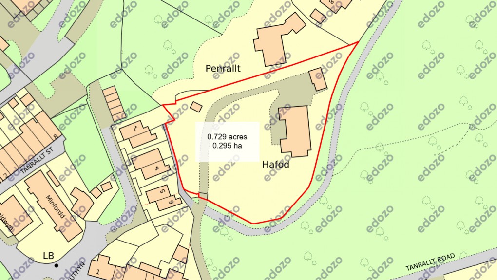 Floorplan for Penrallt, Machynlleth, Powys