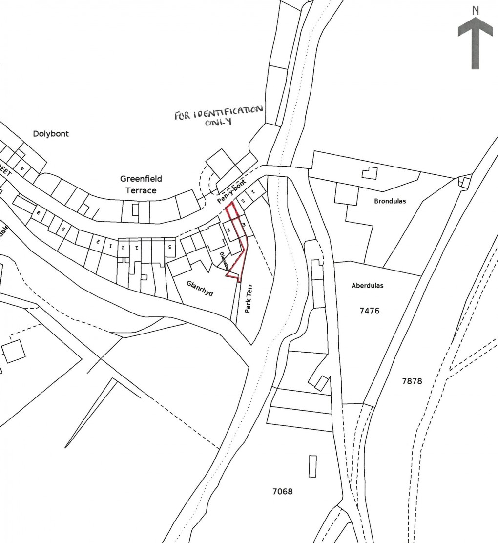 Floorplan for Park Terrace, Corris, Machynlleth, Gwynedd