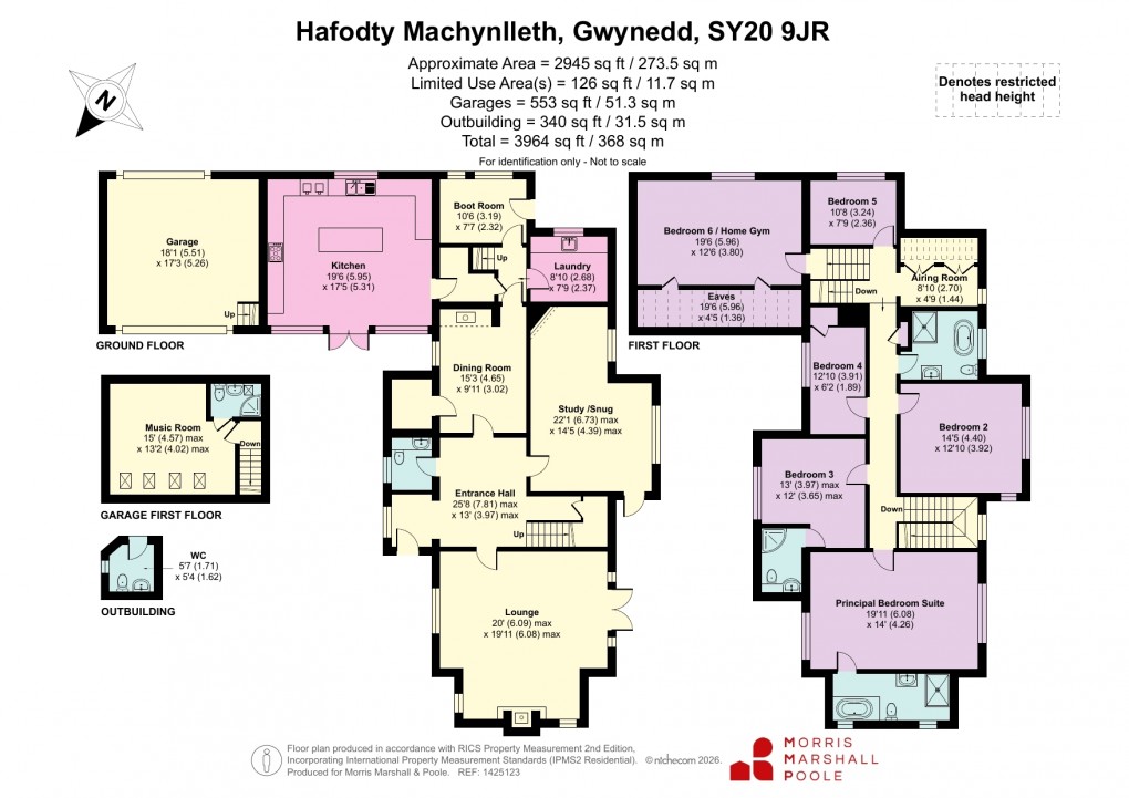 Floorplan for Machynlleth, Gwynedd