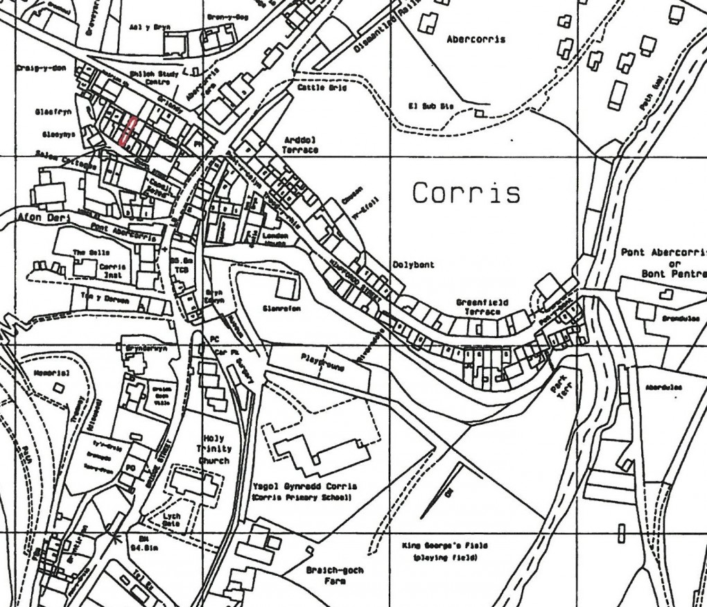 Floorplan for Chapel Street, Corris, Machynlleth, Gwynedd