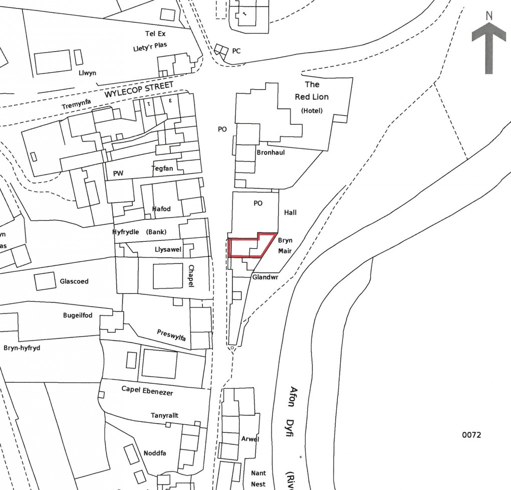 Floorplan for Dinas Mawddwy, Machynlleth, Gwynedd