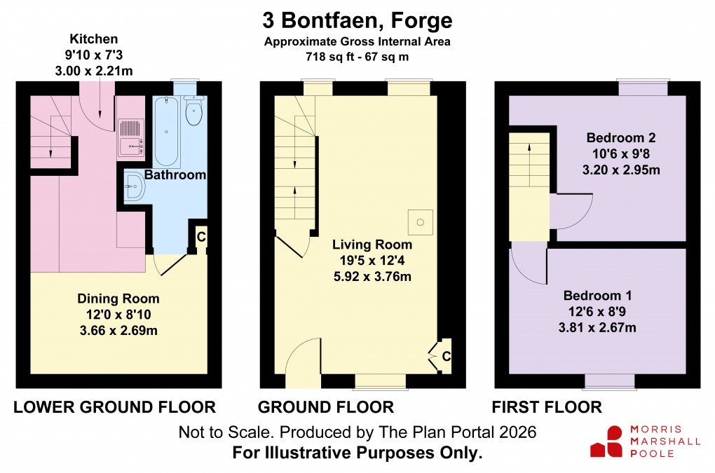 Floorplan for Forge, Machynlleth, Powys