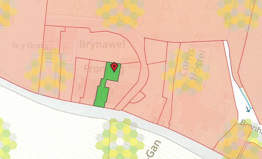 Floorplan for Frondeg, Corris, Machynlleth, Gwynedd