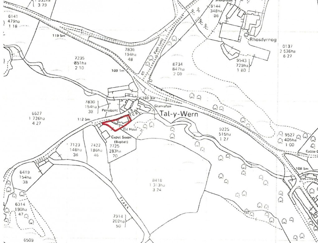 Floorplan for Talywern, Machynlleth, Powys
