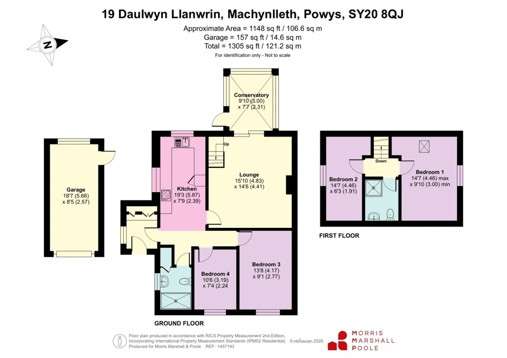 Floorplan for Llanwrin, Machynlleth, Powys