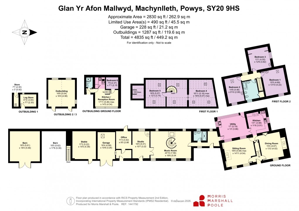 Floorplan for Mallwyd, Machynlleth, Powys